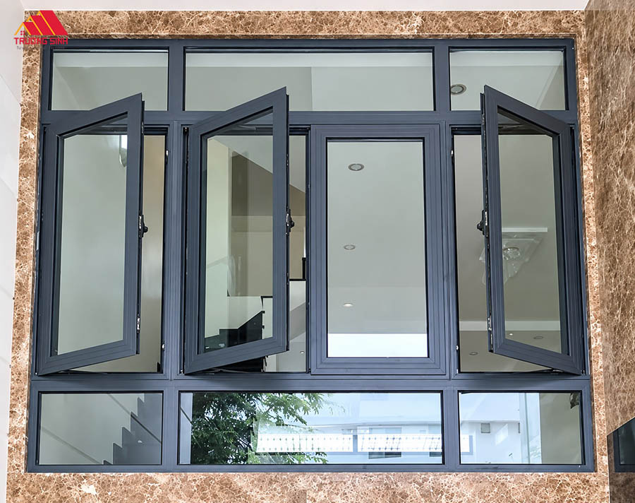 Cửa sổ nhôm kính có tính thẩm mỹ cao và độ bền lâu dài